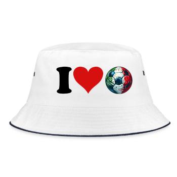 J’adore le football italien - Bob - blanc/marine - Devant