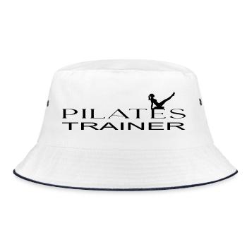 Pilates Instructor - Bucket Hat - white/navy - Front