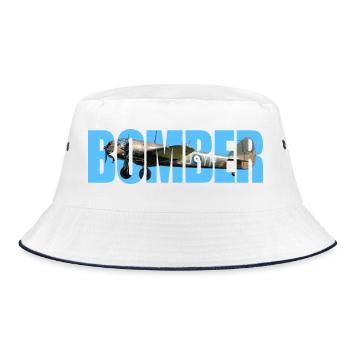 Bomber Bristol Blenheim - Bucket Hat - white/navy - Front