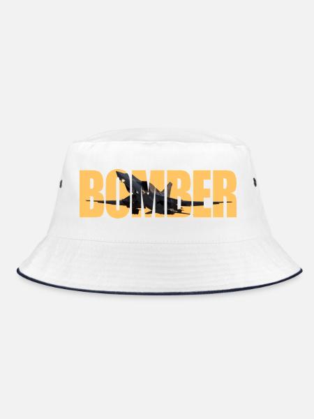 Bomber Tu-22 M3 - Bucket Hat - Weiß/Navy - Vorne