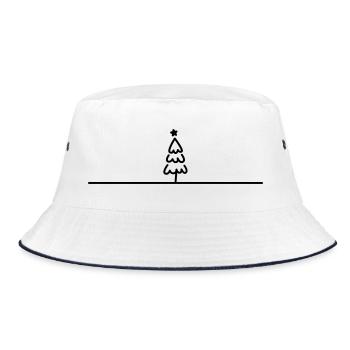 Arbre de Noël - Bob - blanc/marine - Devant