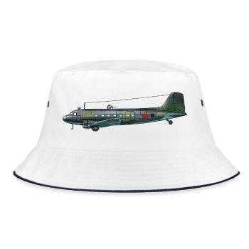Li-2 - Bucket Hat - Weiß/Navy - Vorne