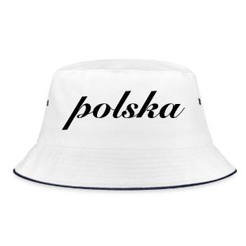 Polska Pologne Cadeau - Bob - blanc/marine - Devant