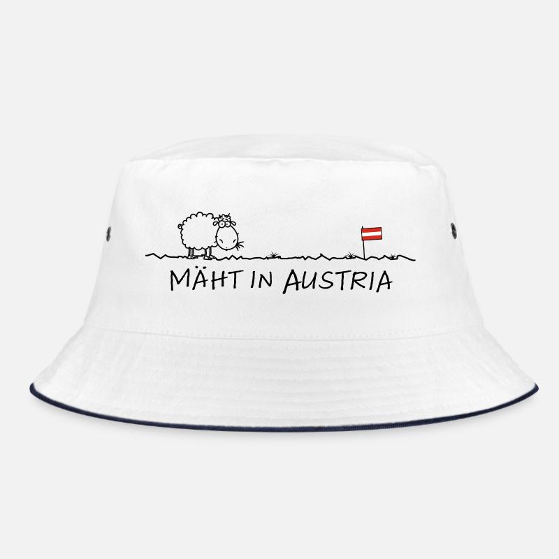 Mäht in Austria – Austria: Humor with humour Bucket Hat