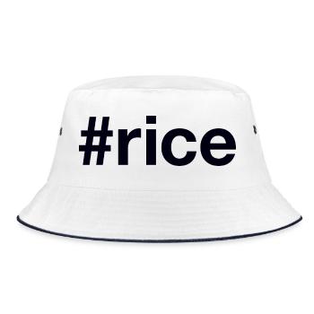 Rice Reis - Bucket Hat - white/navy - Front