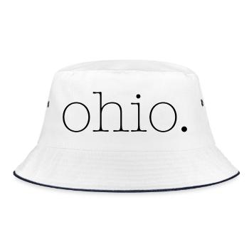 ohio - Bucket Hat - white/navy - Front