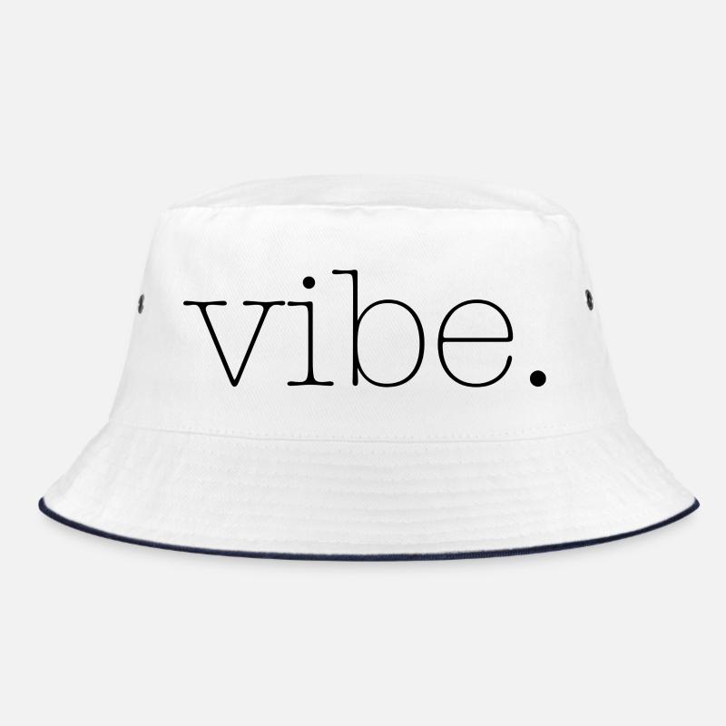vibe - Bucket Hat - white/navy