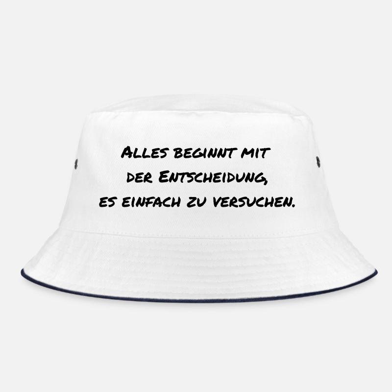 Saying Motivation Bucket Hat