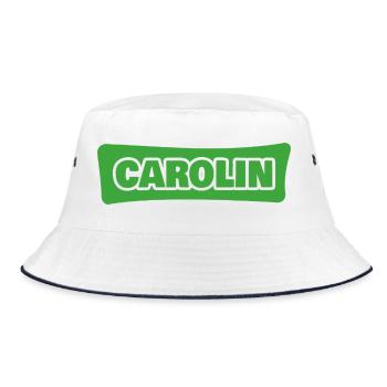 Carolin - Bucket Hat - white/navy - Front