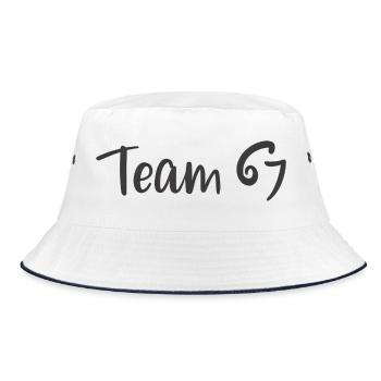 Team 6 7 - Bucket Hat - white/navy - Front