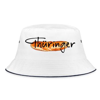 Thuringia Bratwurst - Bucket Hat - white/navy - Front