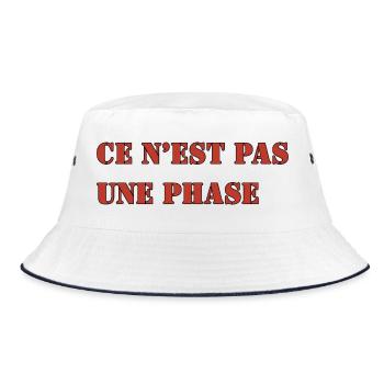 CE N’EST PAS UNE PHASE - Bob - blanc/marine - Devant