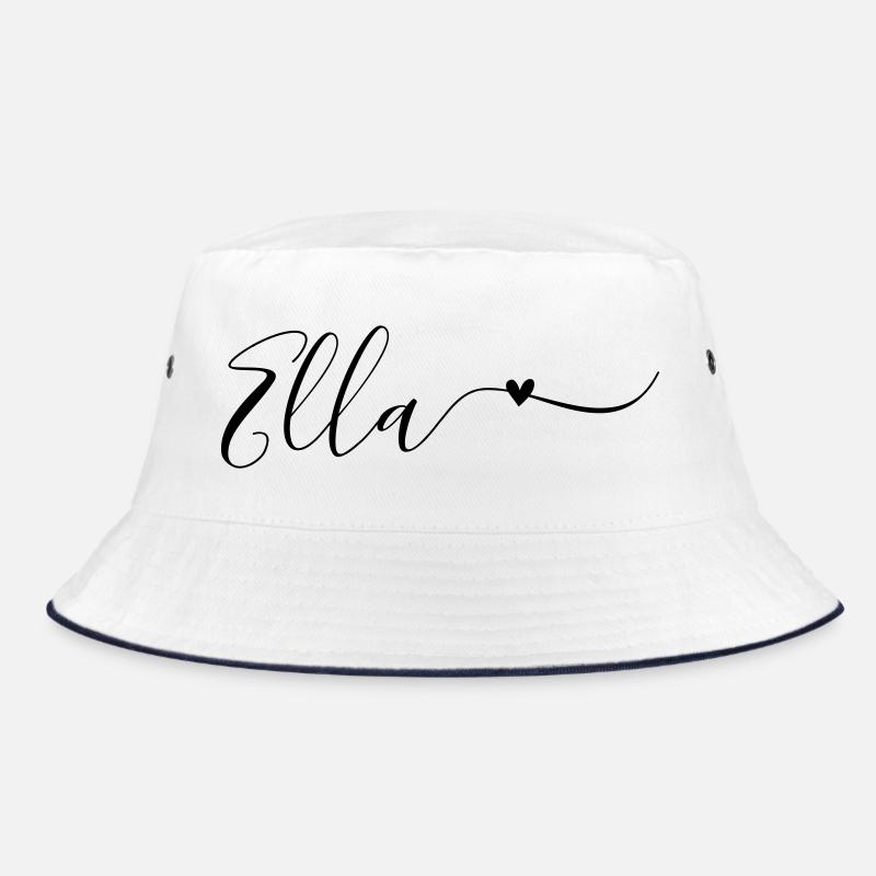 Ella Surname First Name Decorative Bucket Hat