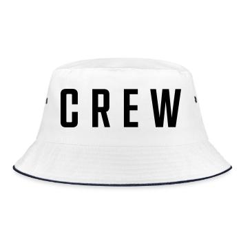crew - Bucket Hat - white/navy - Front