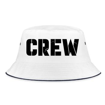 crew - Bucket Hat - white/navy - Front