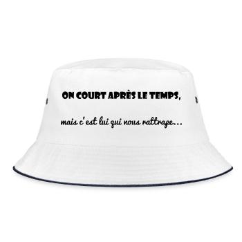 MESSAGE. CITATIONS. HUMOUR. CITATIONS DRÔLES - Bob - blanc/marine - Devant