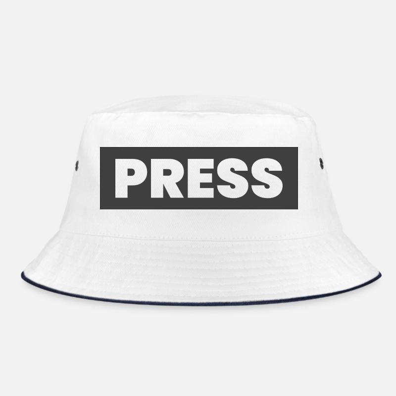 Conception de la presse en disant « PRESS » Journalistes d’information Bob