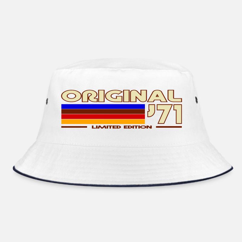 Originales 71 Rainbow Retro-Abzeichen Bucket Hat