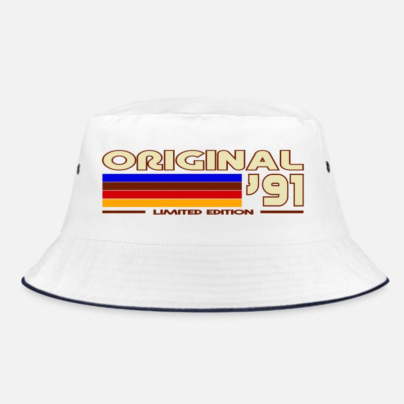 Retro 1991 Rainbow Bucket Hat