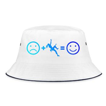 Idée cadeau pour le bouldereur avec l’escalade sportive - Bob - blanc/marine - Devant