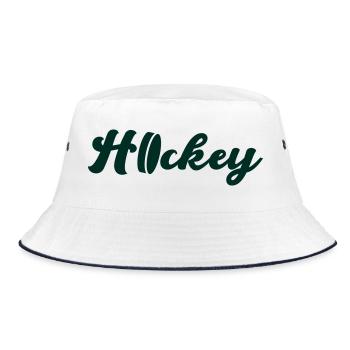 Hockey  - Bucket Hat - Weiß/Navy - Vorne