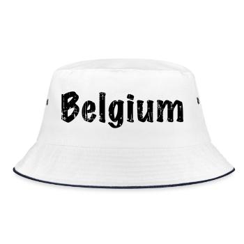 Belgium - Bucket Hat - Weiß/Navy - Vorne
