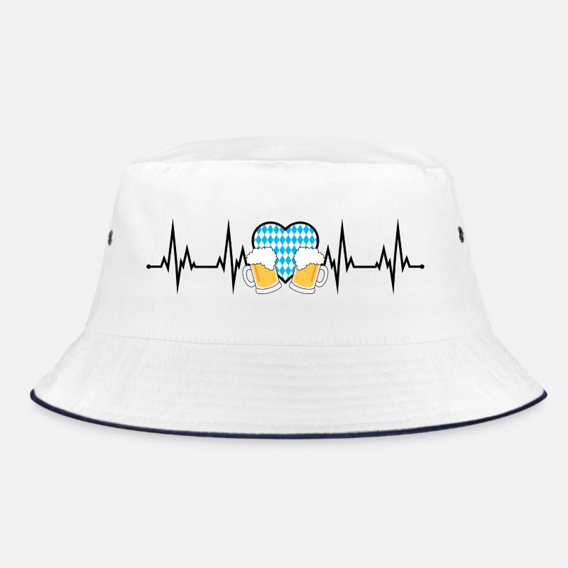 Bavaria Heartbeat ECG Bière Bleu Blanc Bob