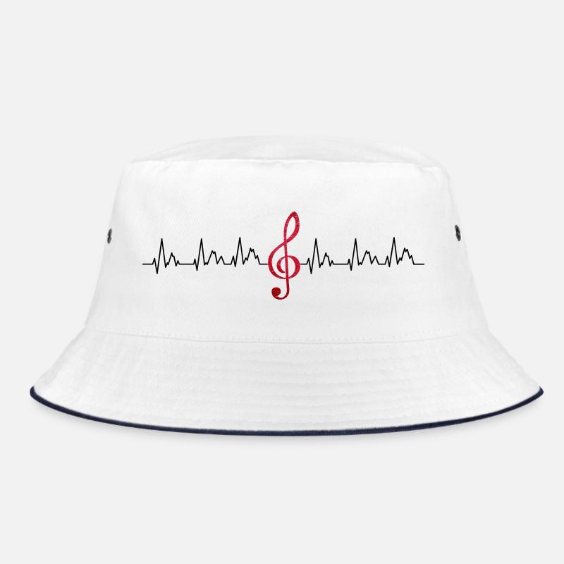 Glowing Treble Clef Bucket Hat