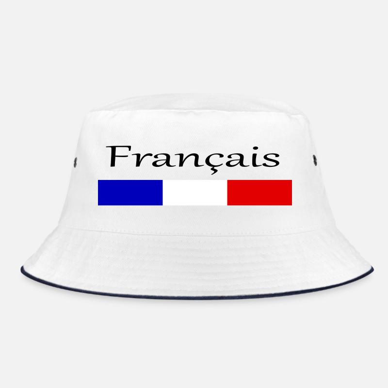 Tricolore Français - Bob - blanc/marine