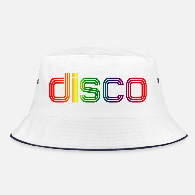 Disco Spectrum Neon Retro Bucket Hat
