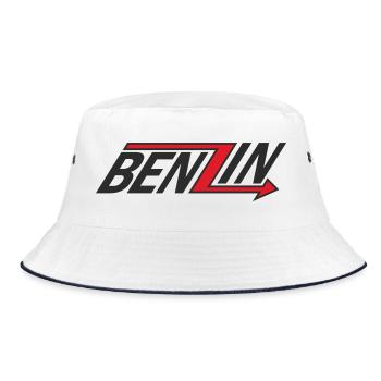 BENZIN - Bucket Hat - Weiß/Navy - Vorne