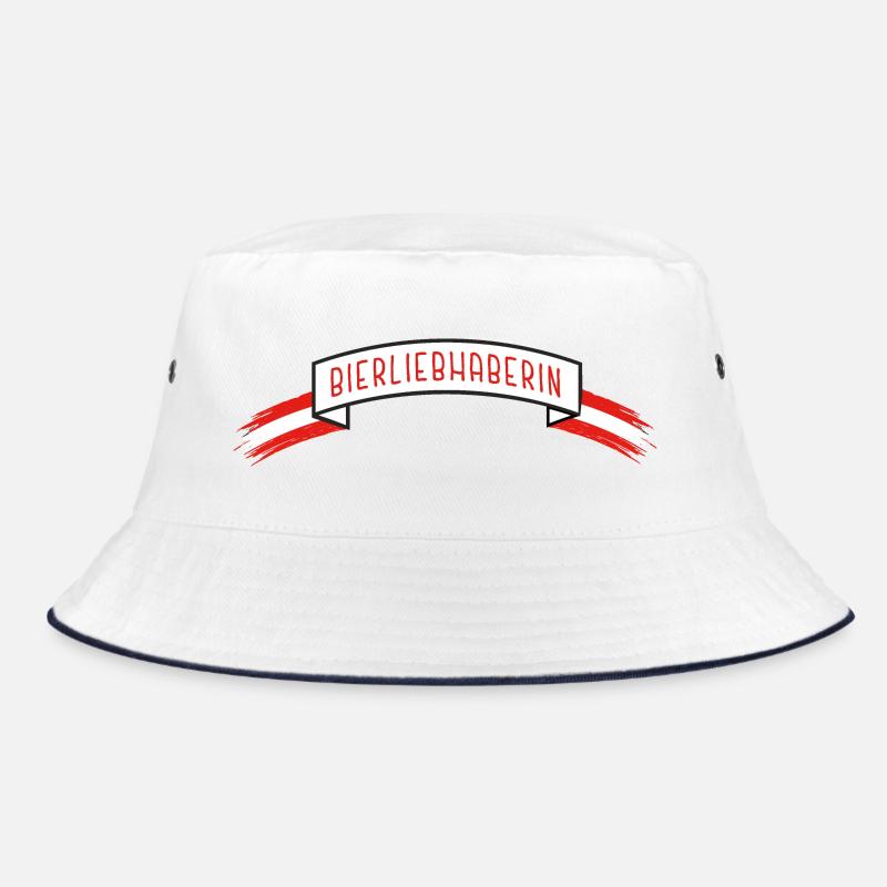 Beer lover with Austria flag Bucket Hat