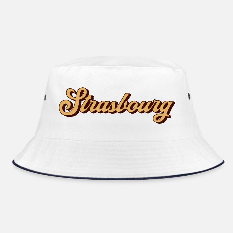 Strasbourg Script Souvenir Bucket Hat