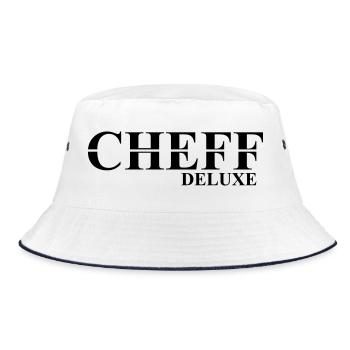Cheff Deluxe Design for the Cheff - Bucket Hat - white/navy - Front