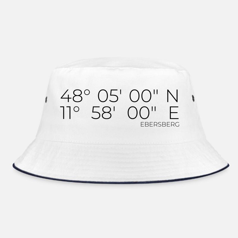 Coordinates Ebersberg, Bavaria Bucket Hat