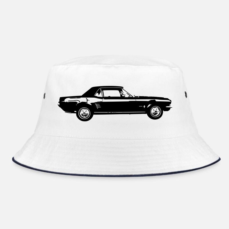 Oldtimer US Car Design Bucket Hat