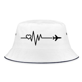 journey - Bucket Hat - white/navy - Front