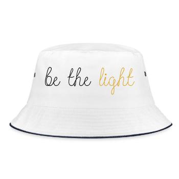 Be The Light! - Bucket Hat - Weiß/Navy - Vorne