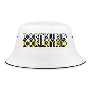 Dortmund - Bucket Hat - white/navy - Front