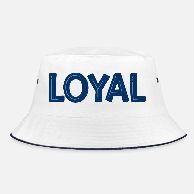 Loyal Blue Bold Typo Bucket Hat