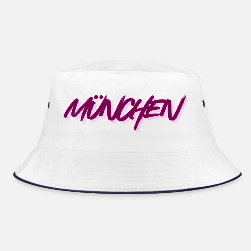 München Graffiti Schrift Pink  Bucket Hat