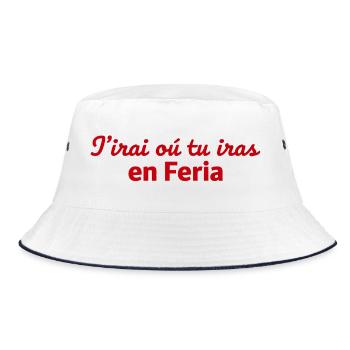 Feria chanson - Bob - blanc/marine - Devant