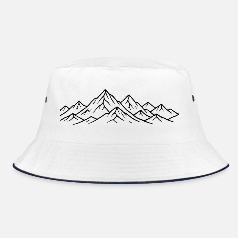 Mountain Landscape Mountains Bucket Hat