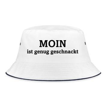 MOIN a assez discuté - Bob - blanc/marine - Devant