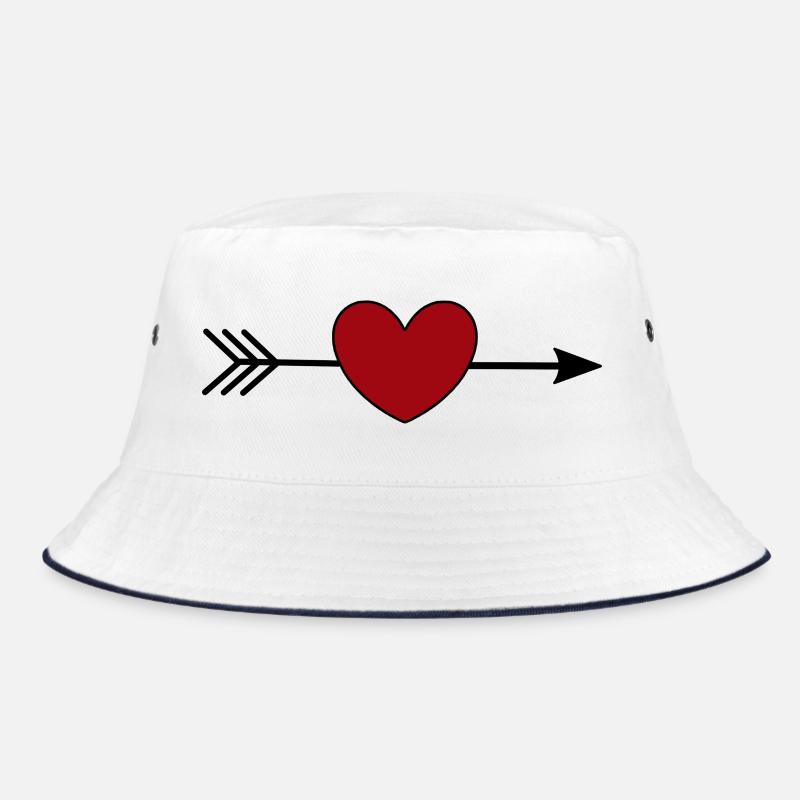 Cadeau rouge de la Saint-Valentin - Bob - blanc/marine