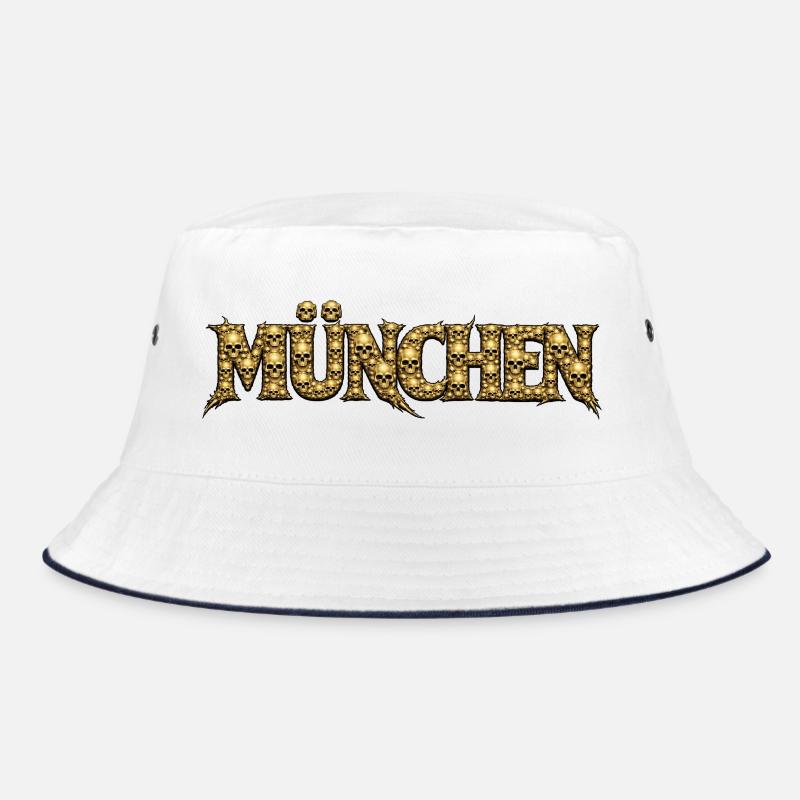 München Gothic Schädel-Logo Bucket Hat
