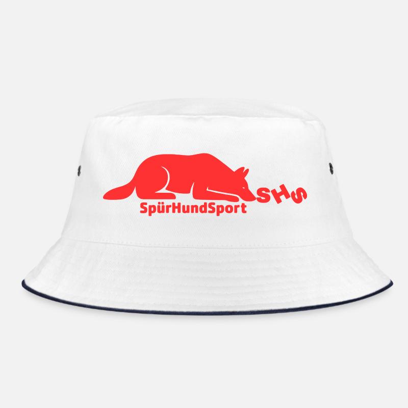 Logo SHS rouge - Bob - blanc/marine