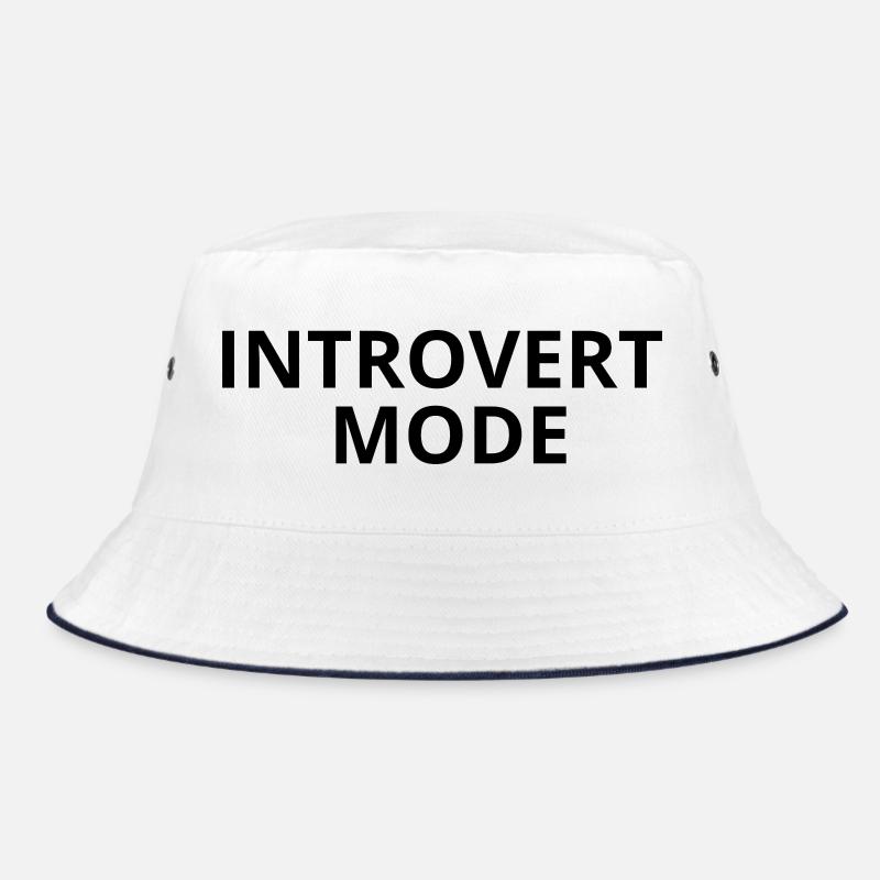 INTROVERT MODE – Minimale Unisex Apparel Bucket Hat