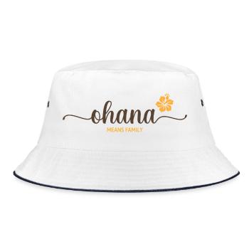 Chemise Hawaï de la famille Ohana - Bob - blanc/marine - Devant