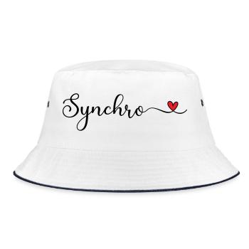 Synchronized swimming - Bucket Hat - white/navy - Front